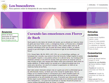 Tablet Screenshot of losbuscadores.org